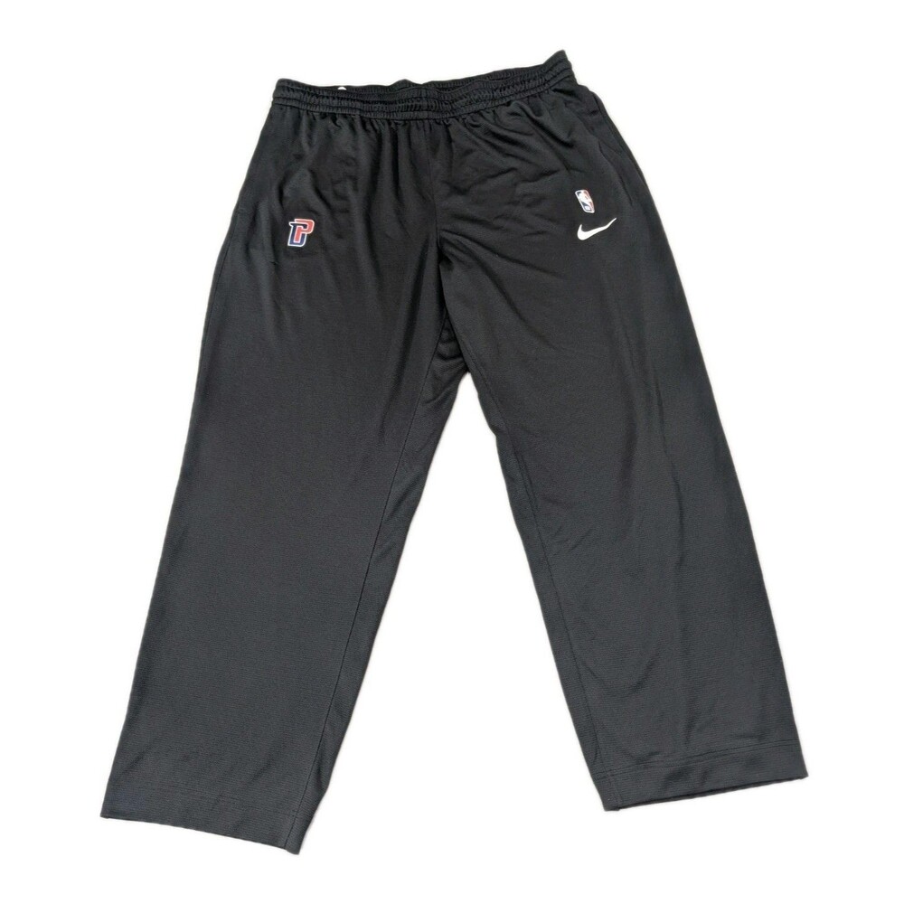 Nike NBA Pistons Pants Mens 4XL NWT 75th Anniversary Black *Defect* 859487-010
